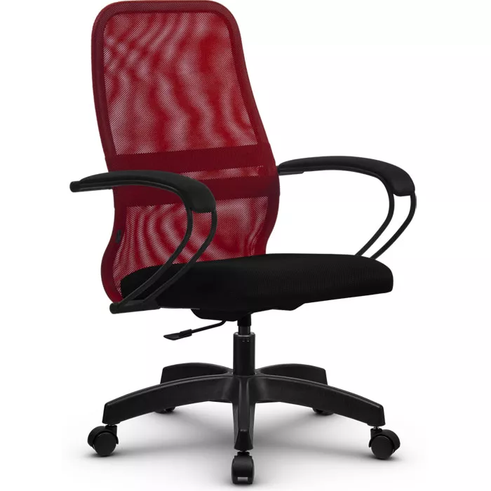Кресло компьютерное SU-СК130-8P Pl Красный / черный