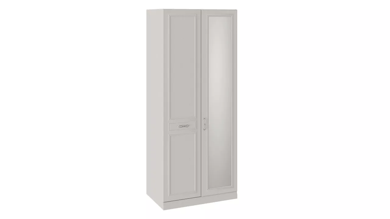 Шкаф для одежды с зеркальной дверью Сабрина СМ-307.07.221-01L