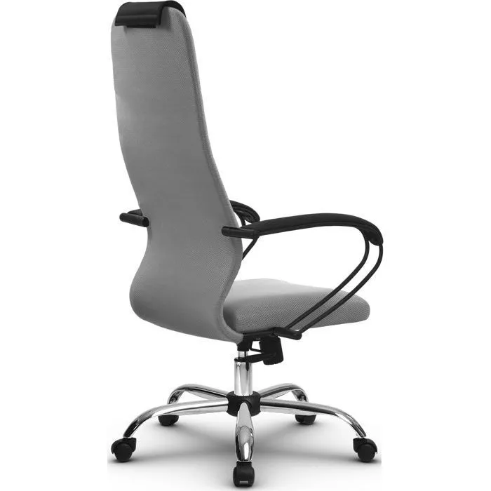 Кресло компьютерное SU-BK130-10 Ch Светло-серый / светло-серый
