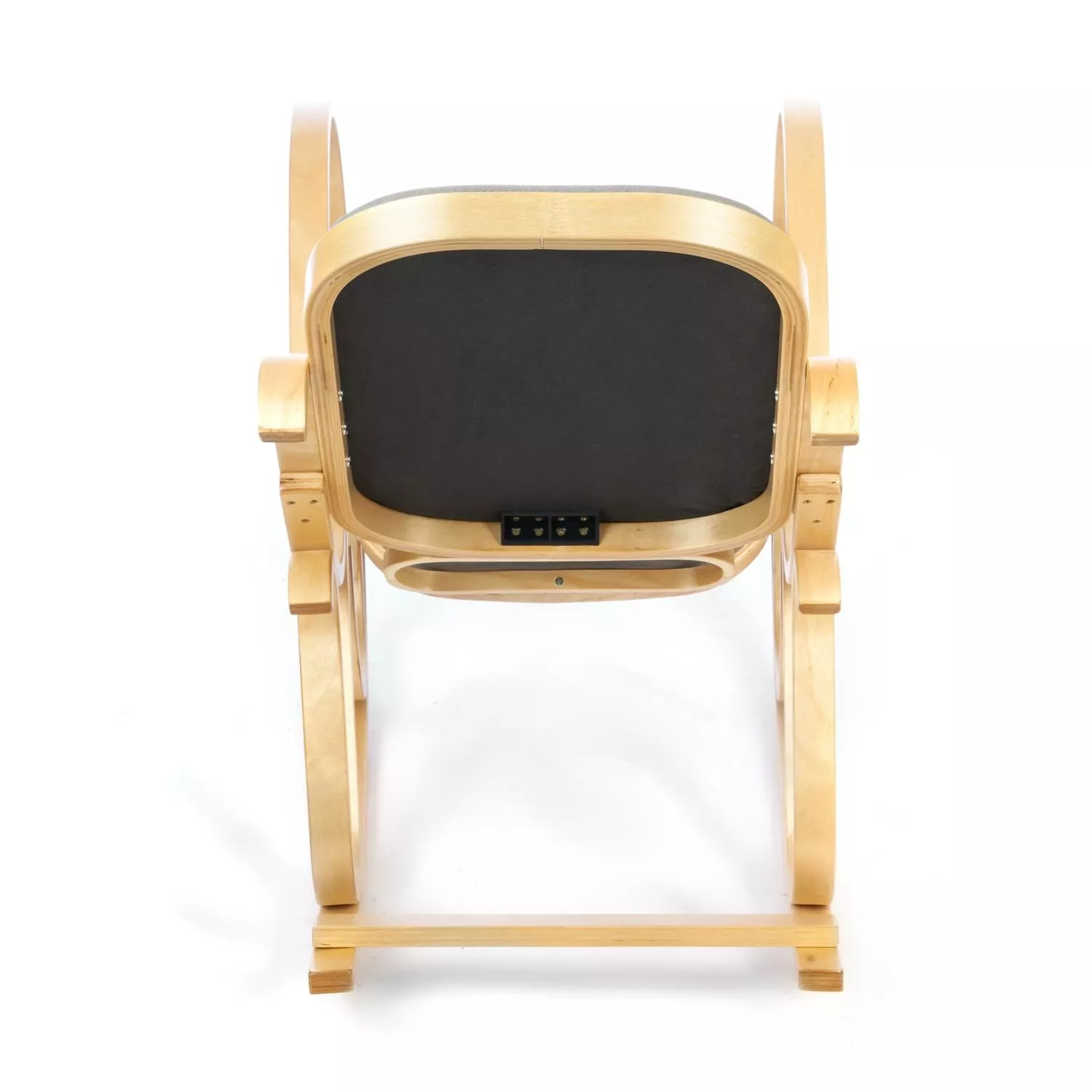 Кресло-качалка mod. AX3002-1 натуральный + серый