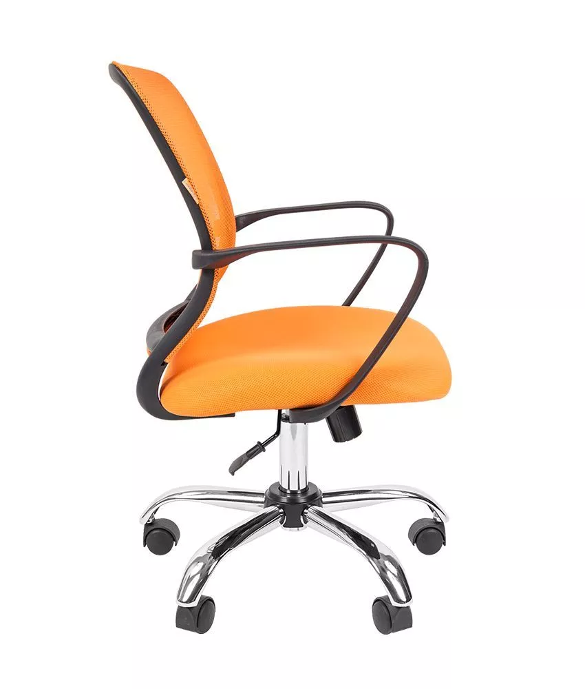 Кресло для оператора Chairman 698 ХРОМ оранжевый TW 16