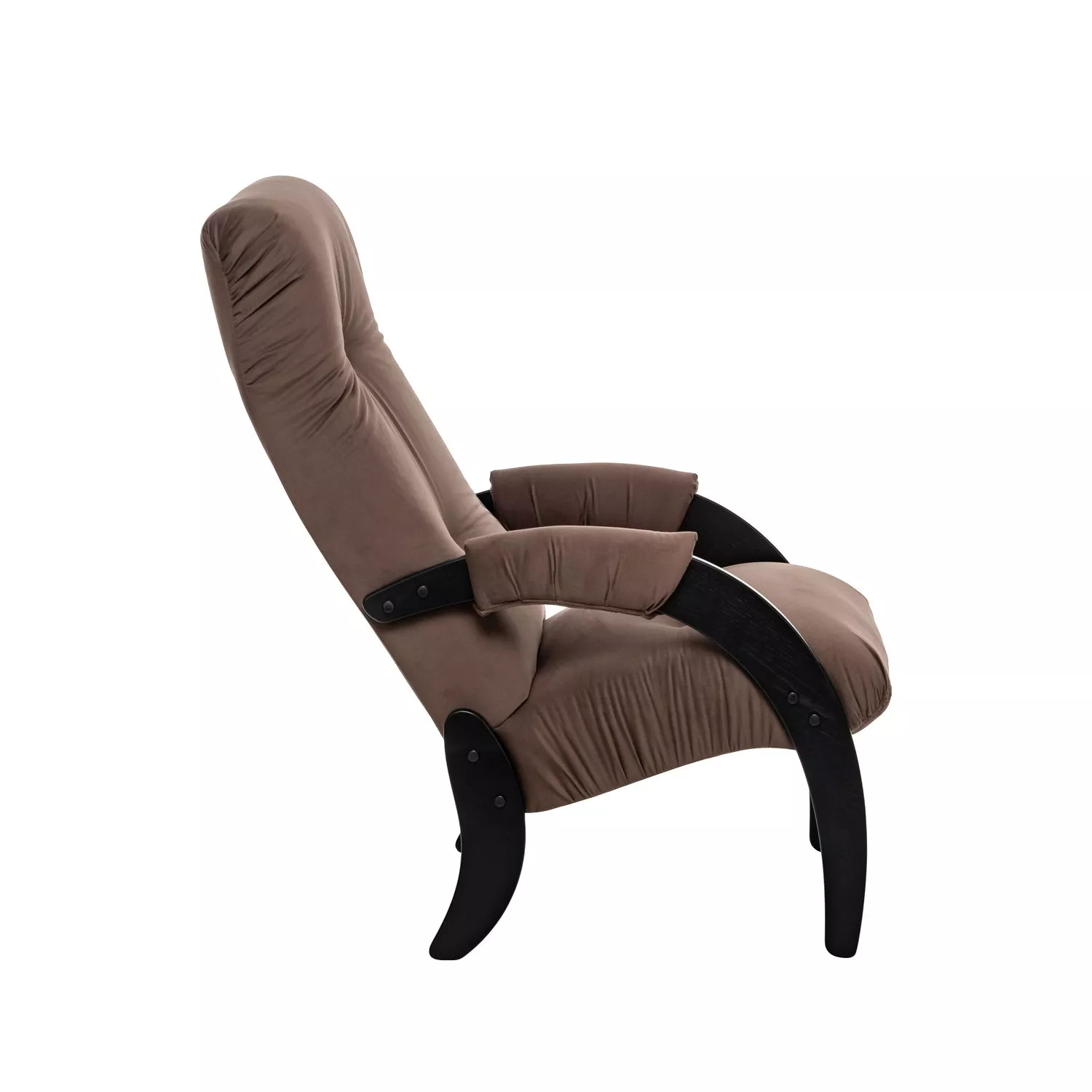 Кресло для отдыха Модель 61 молочный шоколад V23 / Венге