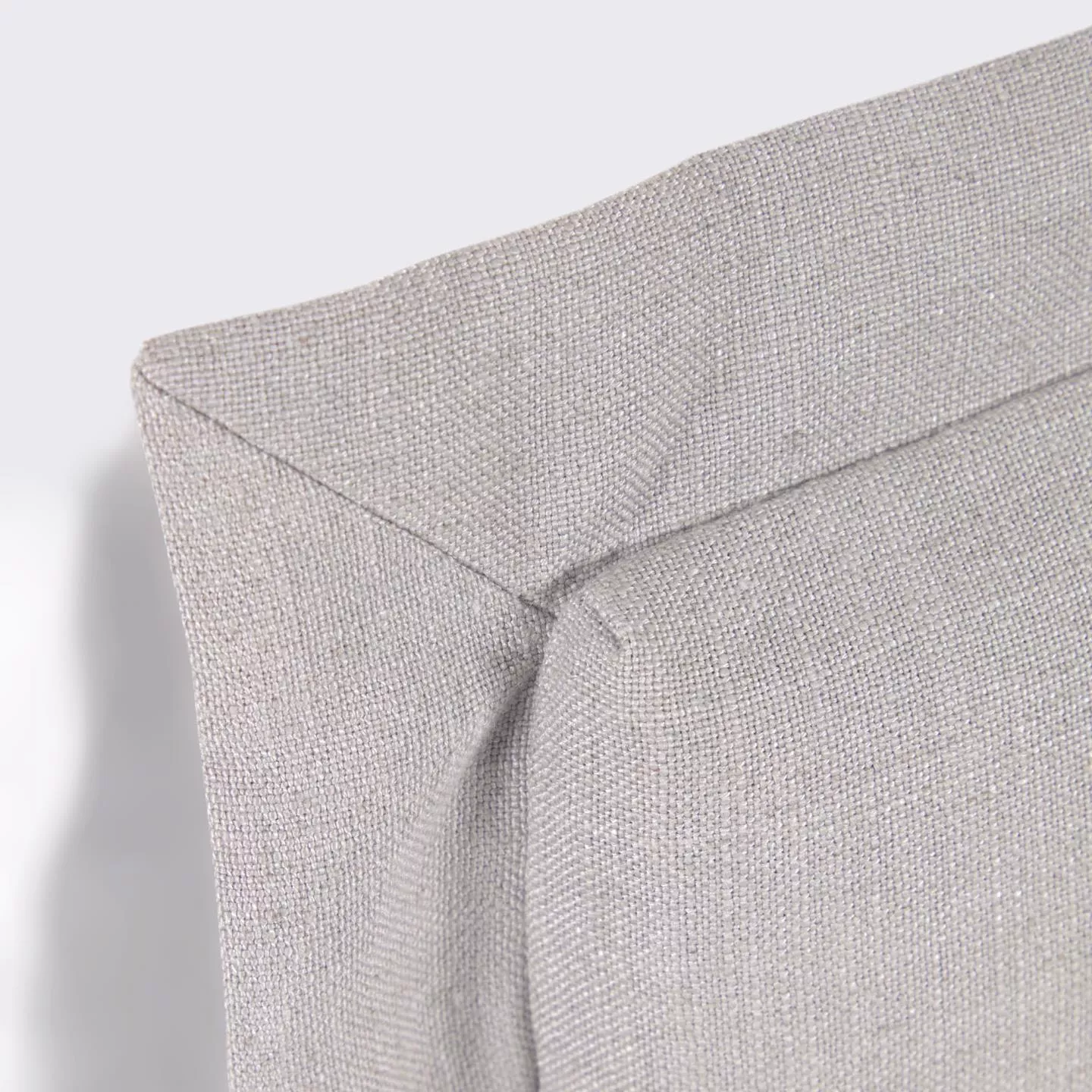 Изголовье La Forma лен серого цвета Tanit со съемным чехлом 166 x 106 см