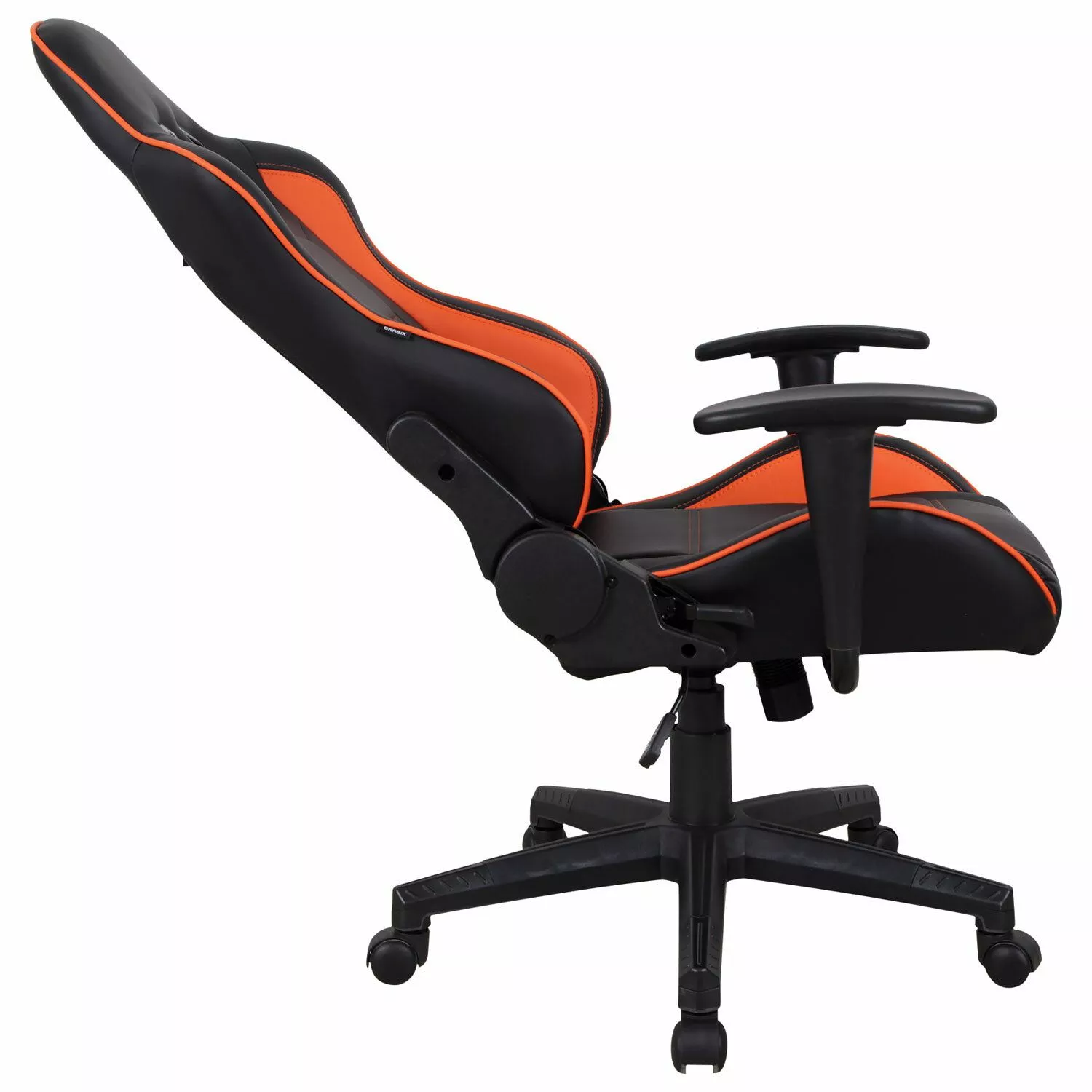 Геймерское кресло BRABIX GT Racer GM-100 Черный оранжевый 531925