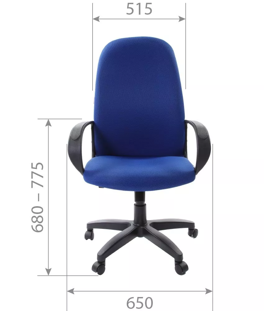 Кресло компьютерное CHAIRMAN 279 TW 10 синий