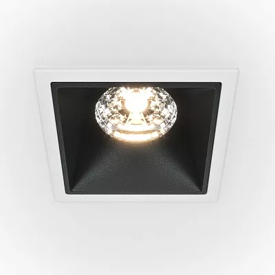 Точечный встраиваемый светильник Maytoni Alfa LED DL043-01-15W4K-SQ-WB
