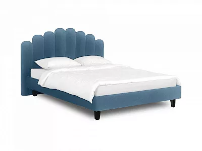 Кровать 160х200 Queen II Sharlotta L голубой 577101