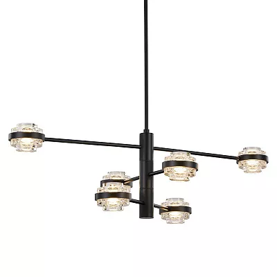 Люстра Delight Collection MD22030002 MX22030002-6A black/clear