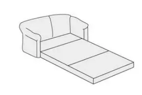 Трехместный диван с выкатным механизмом Премьер 1960х1000х920
