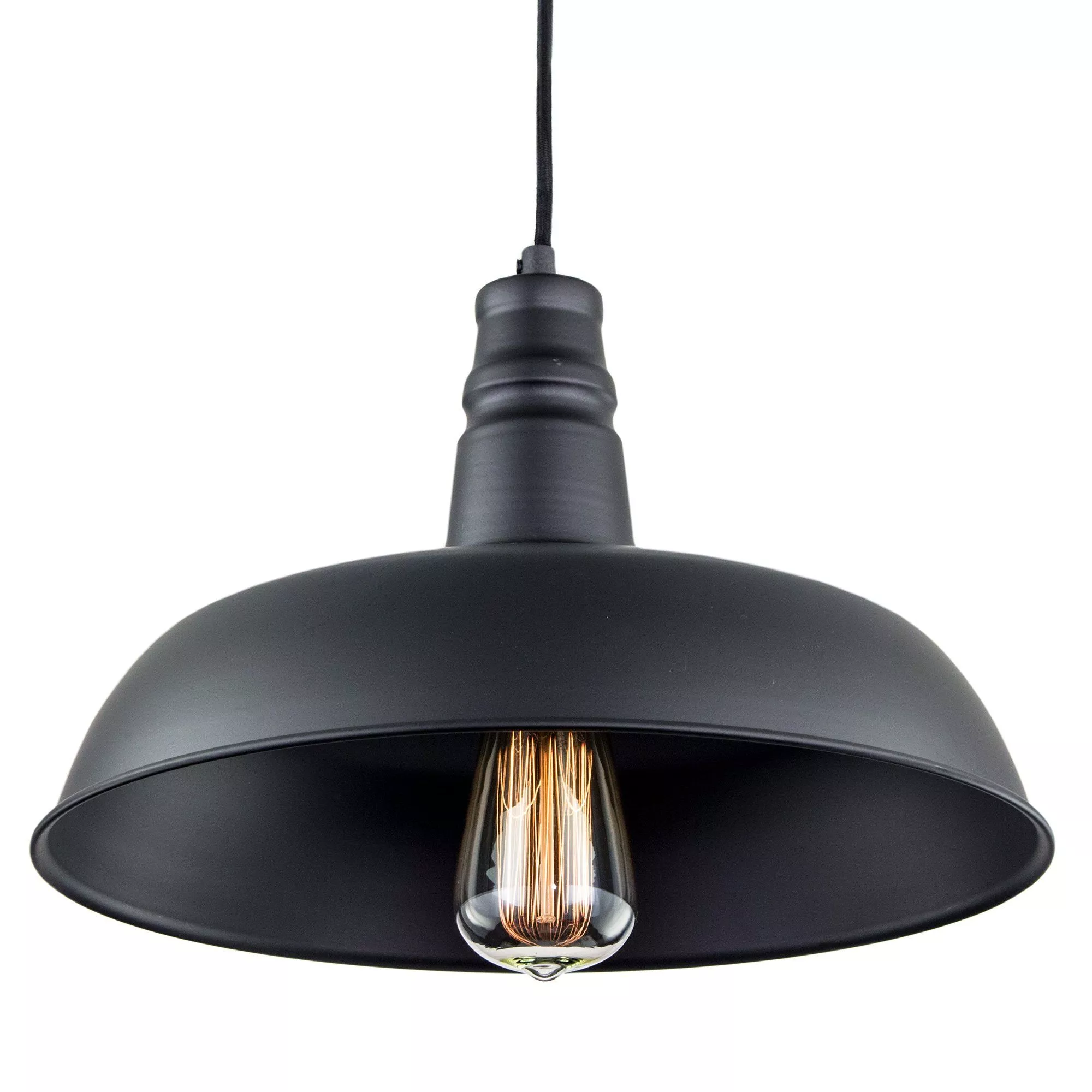 Потолочный подвесной светильник Эдисон 60 черный Citilux CL450204