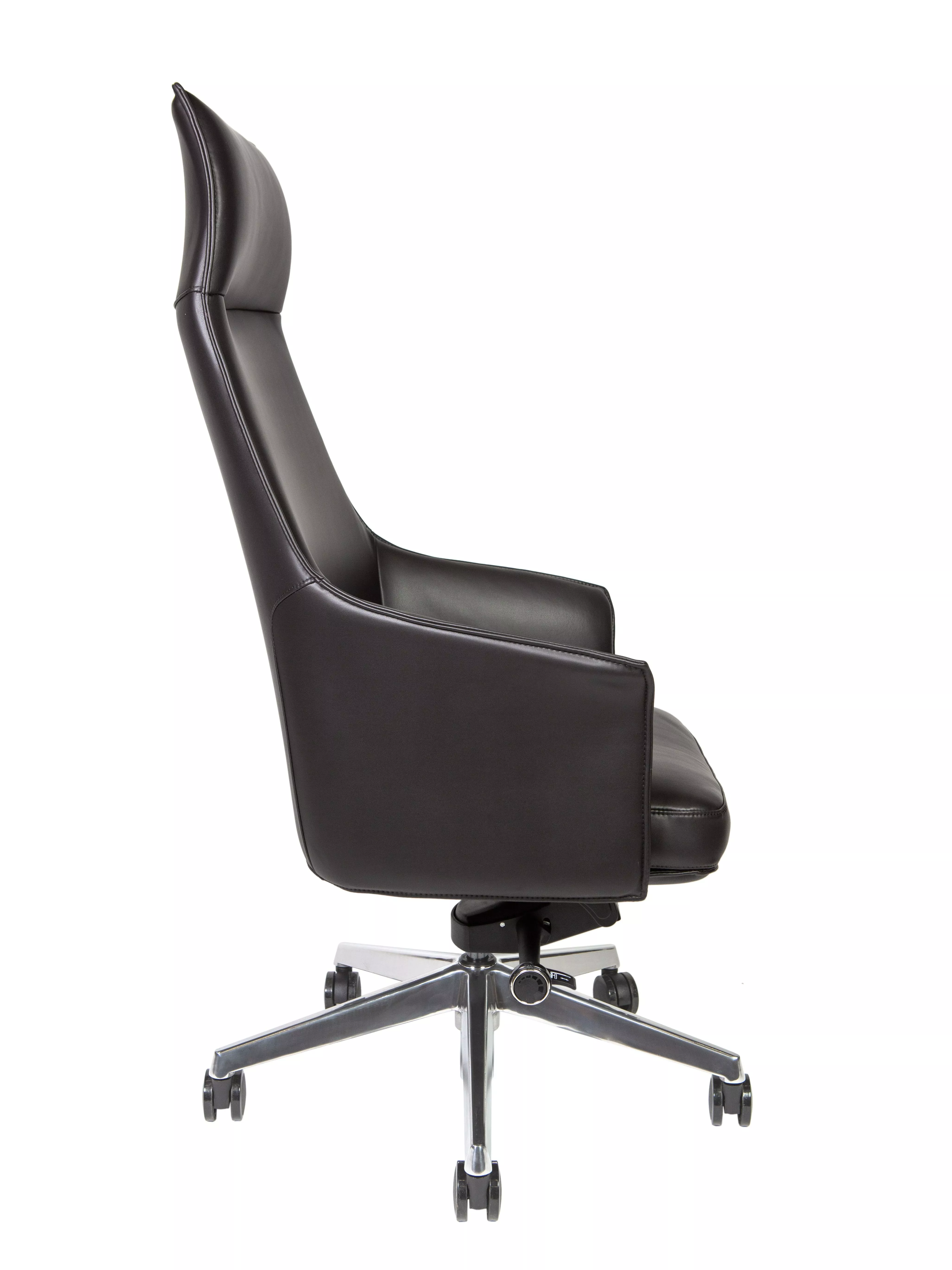 Кресло руководителя Бордо черная кожа A1918 black leather NORDEN