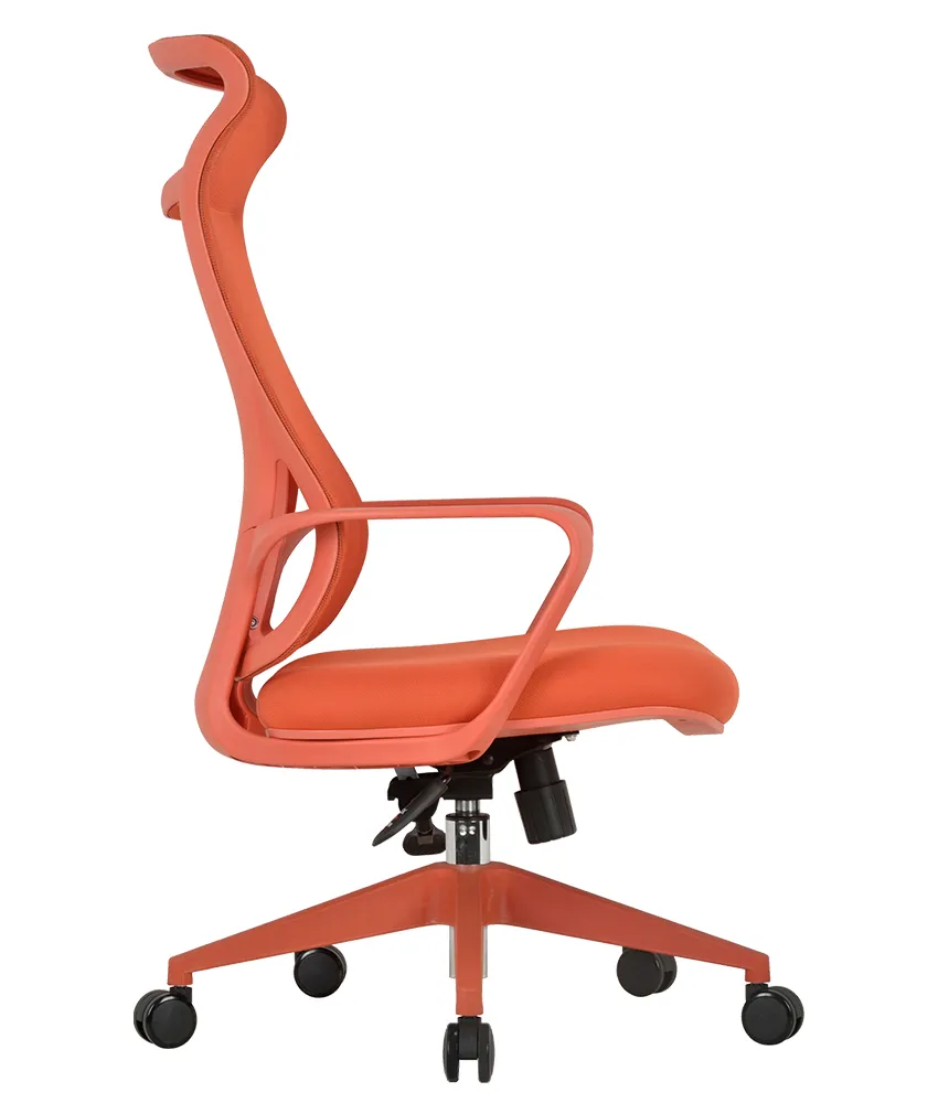 Кресло компьютерное CHAIRMAN CH577 сетчатая спинка поясничная поддержка красный