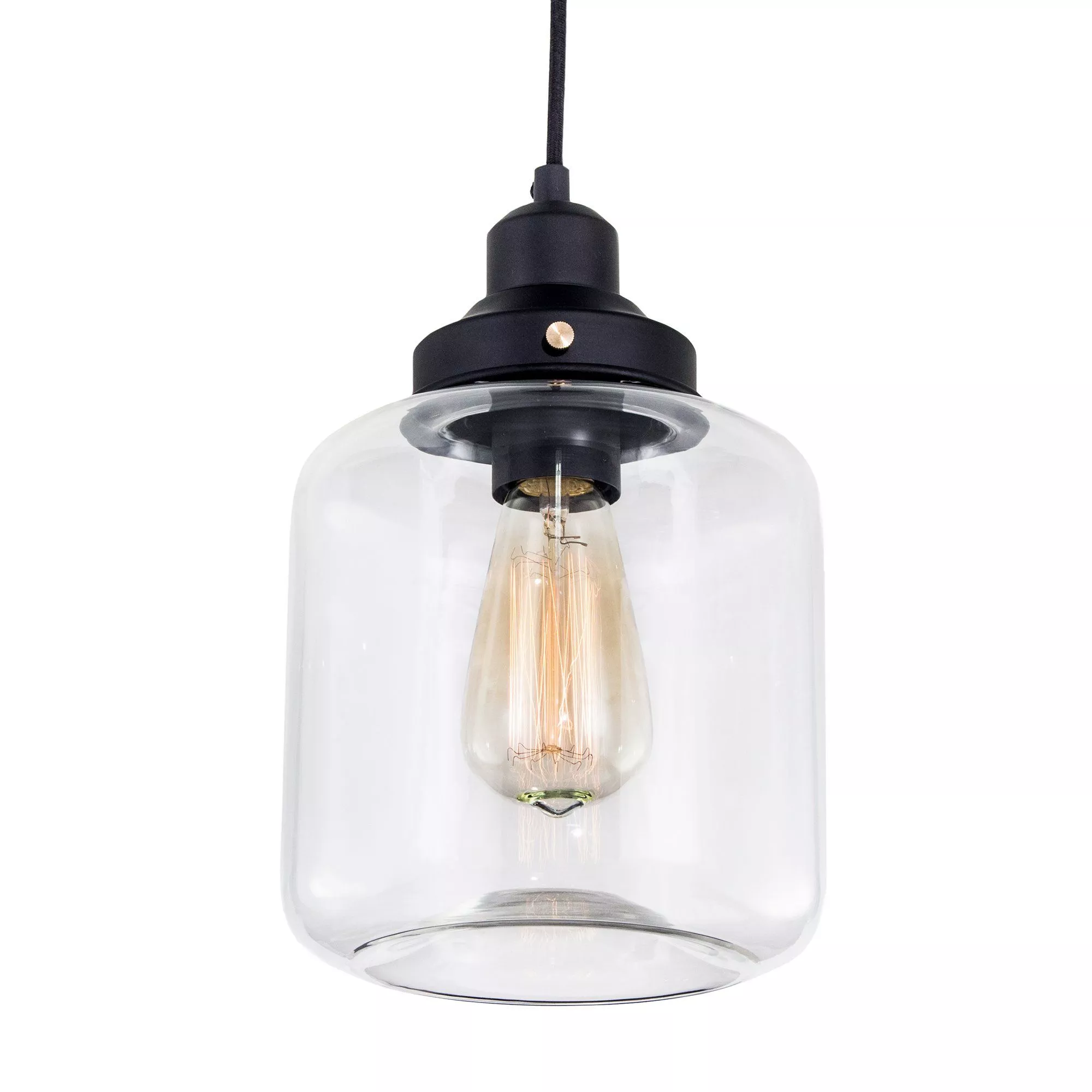 Потолочный подвесной светильник Эдисон 60 прозрачный Citilux CL450206