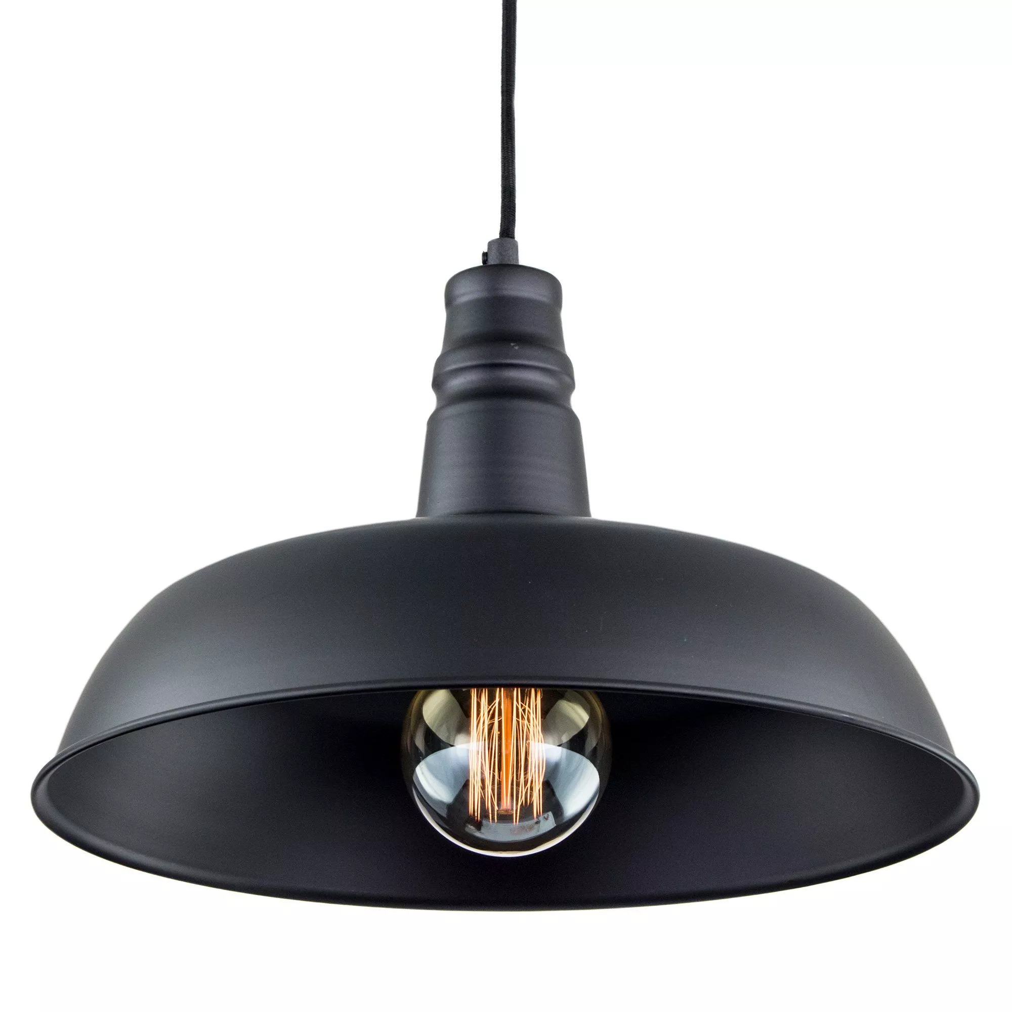 Потолочный подвесной светильник Эдисон 60 черный Citilux CL450204