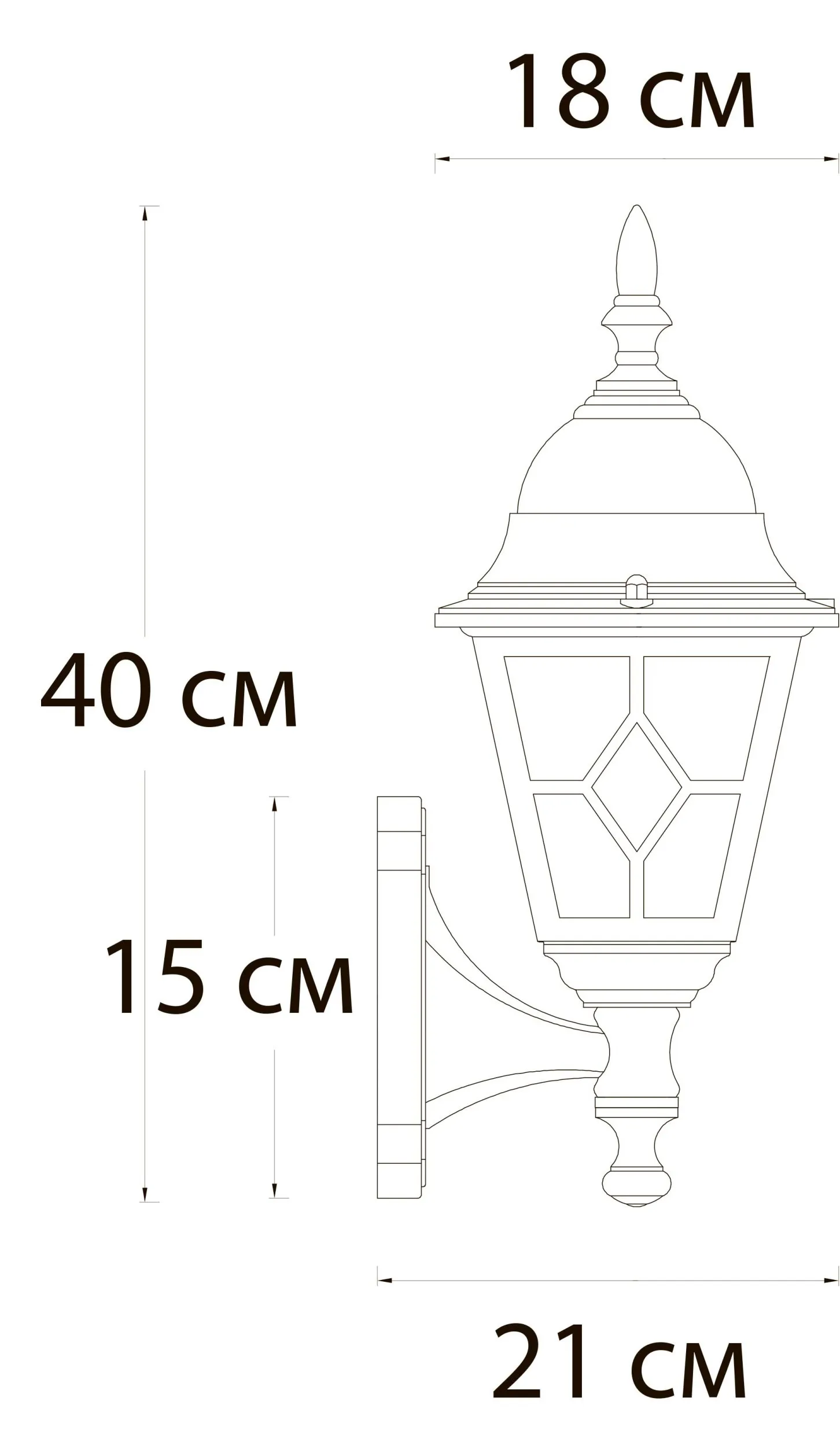 Бра ARTE LAMP MADRID A1541AL-1BN