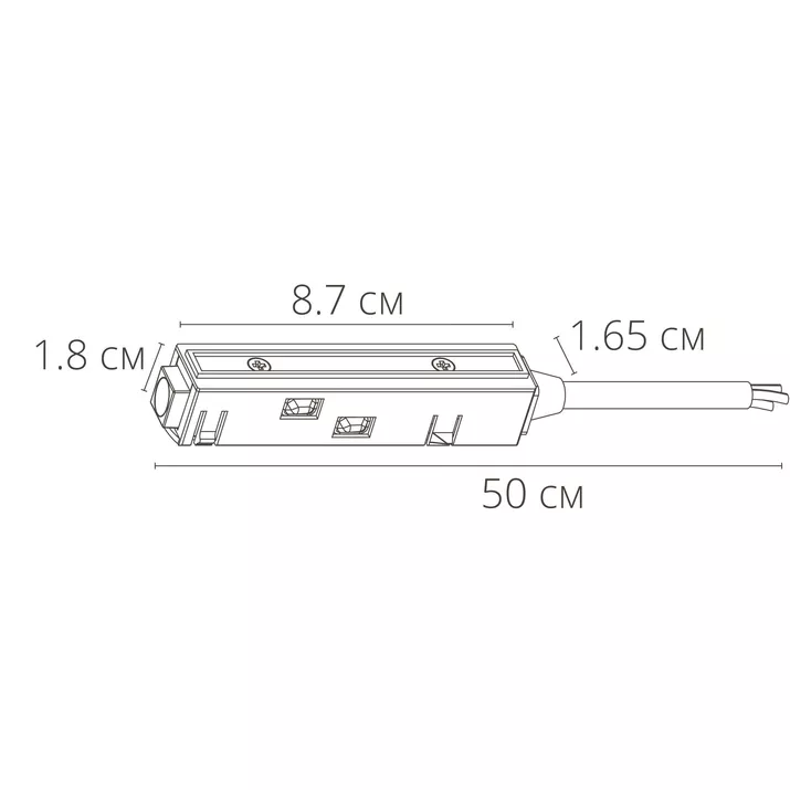 Коннектор для ввода питания Arte Lamp LINEA-ACCESSORIES A480106