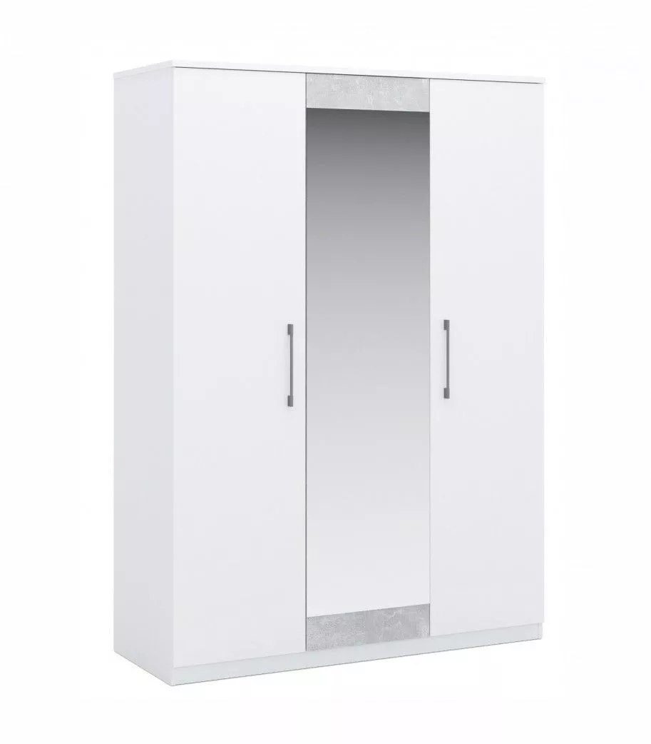 Шкаф 3-дверный Аврора Белый Ателье светлый
