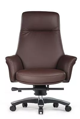Офисное кресло из натуральной кожи RIVA DESIGN Batisto (A2018) коричневый