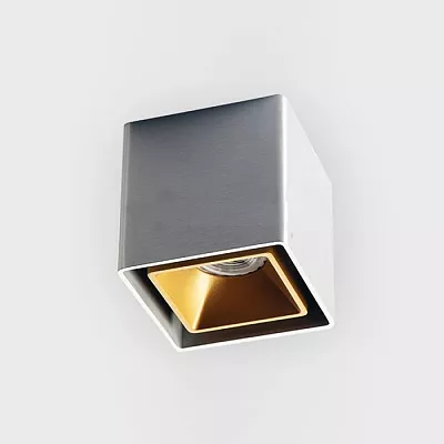 Точечный накладной светильник ITALLINE FASHION FX1 alu + FASHION FXR gold