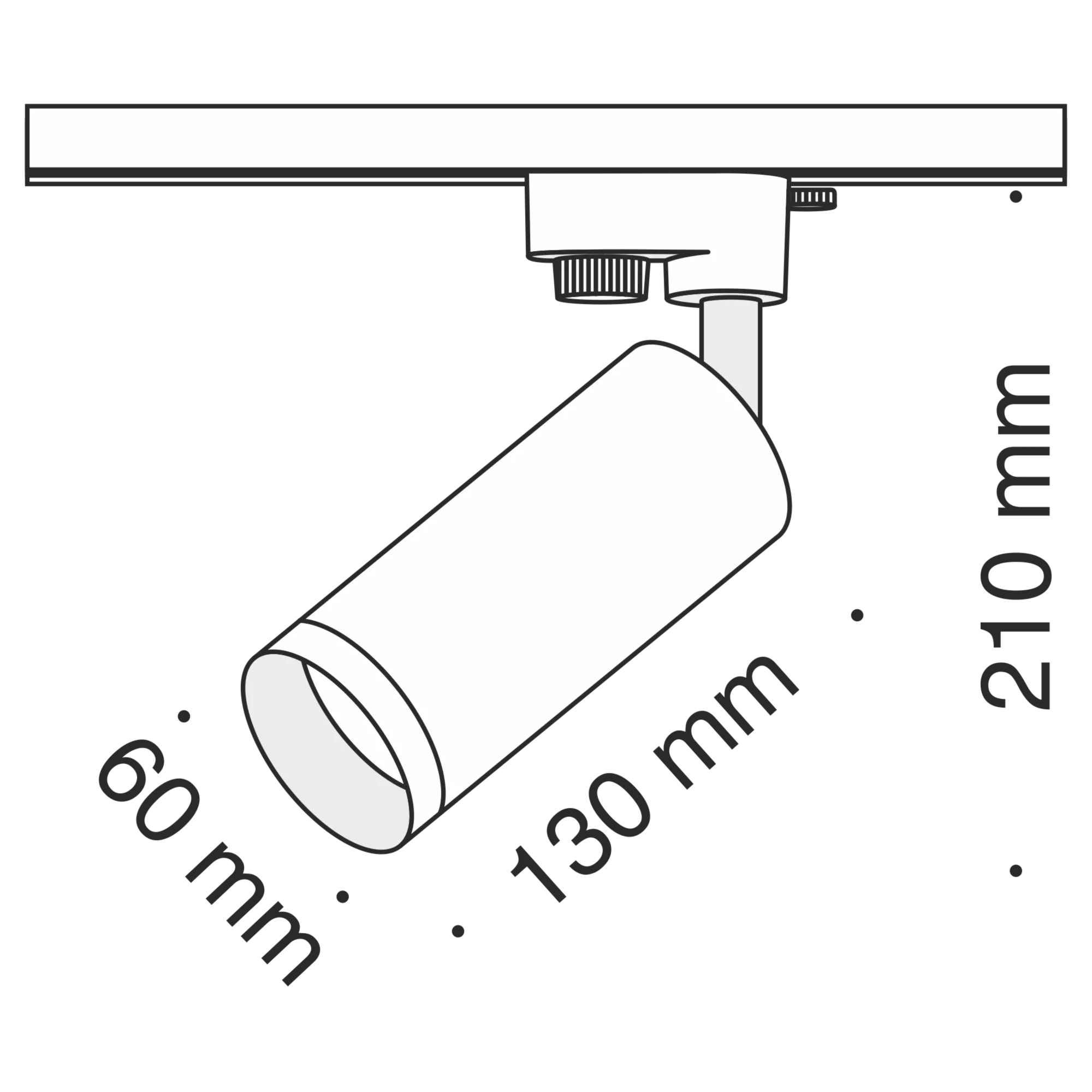 Трековый светильник Maytoni Technical Focus TR004-1-GU10-W
