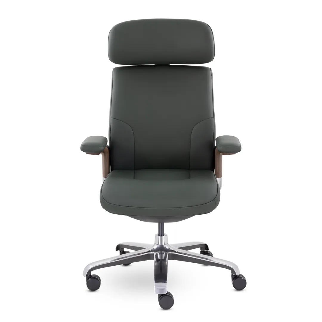 Кресло руководителя EPIK A-007-G  кожа зеленый
