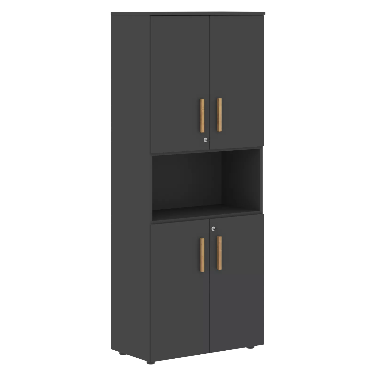 Шкаф с 2-мя комплектами глухих малых дверей Forta FHC 80.4(Z)
