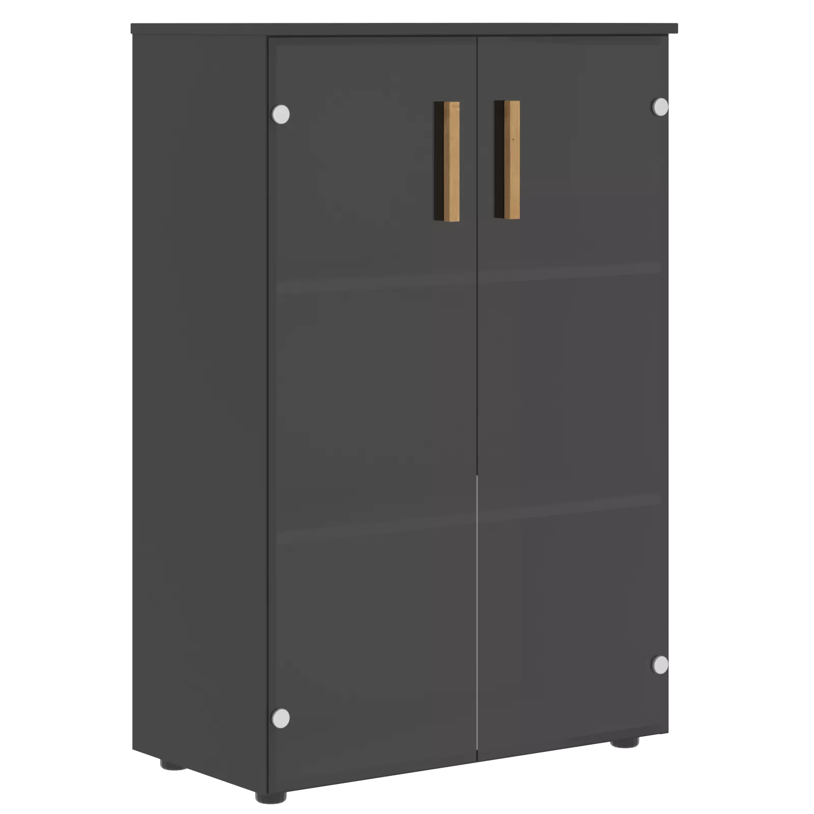 Шкаф со стеклянными дверьми Forta FMC 80.2