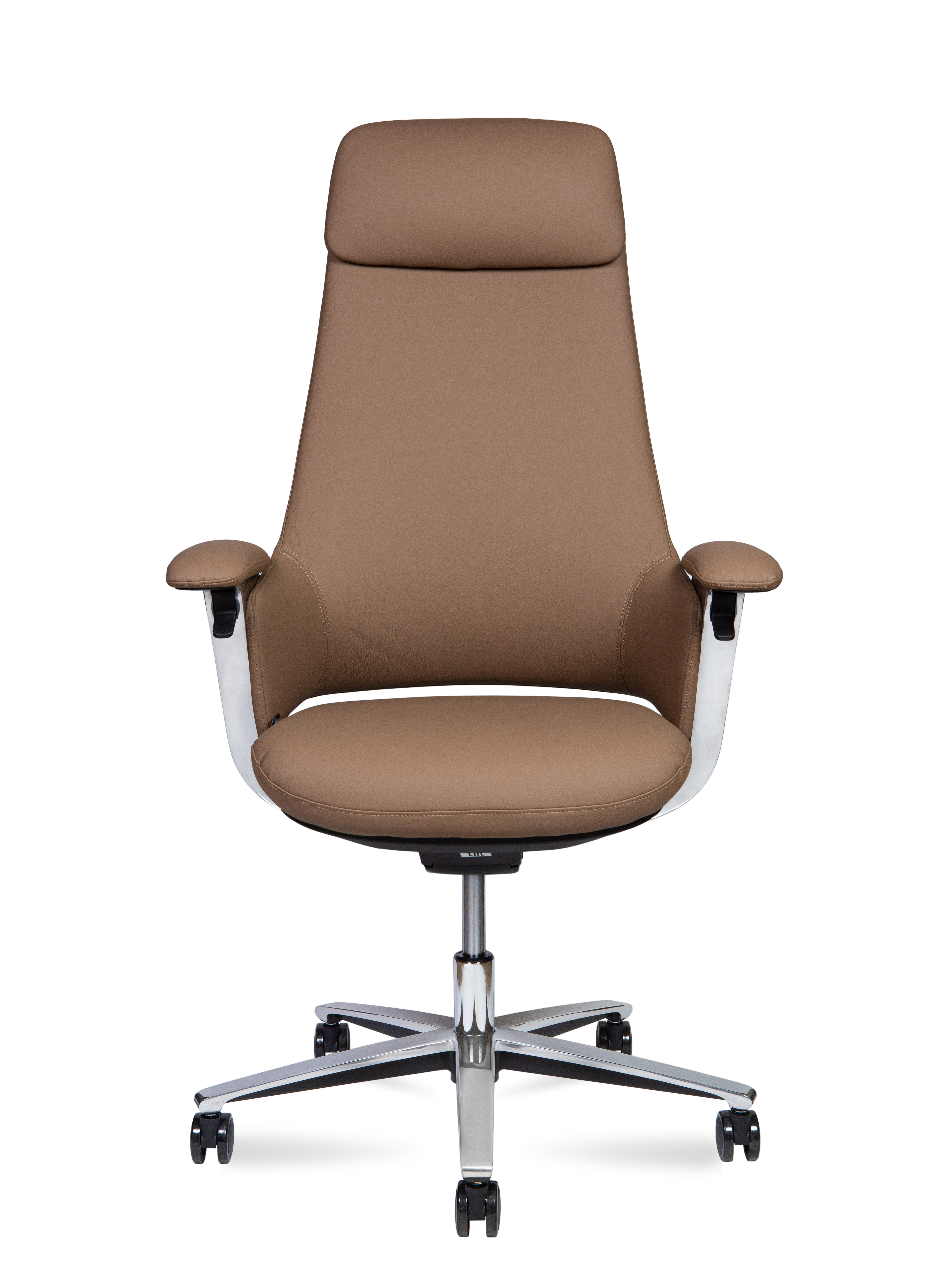 Кресло руководителя NORDEN York-3 натуральная кожа светло-коричневый CH-336A light brown leather