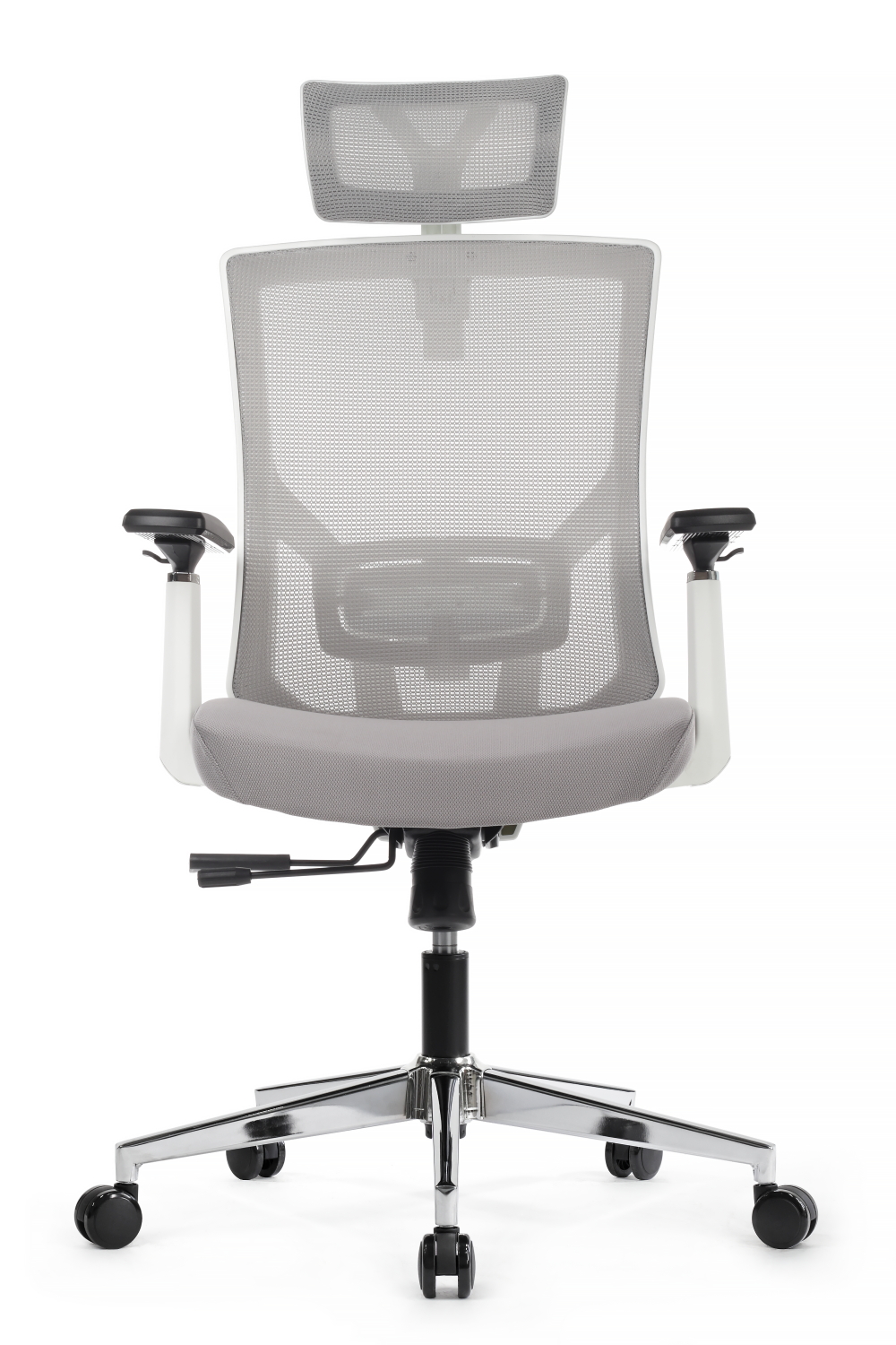 Кресло для персонала Riva Chair Step AW2320 белый пластик / серый