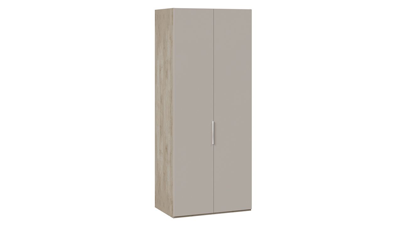 Шкаф для одежды баттл рок серый глянец Эмбер СМ-348.07.003