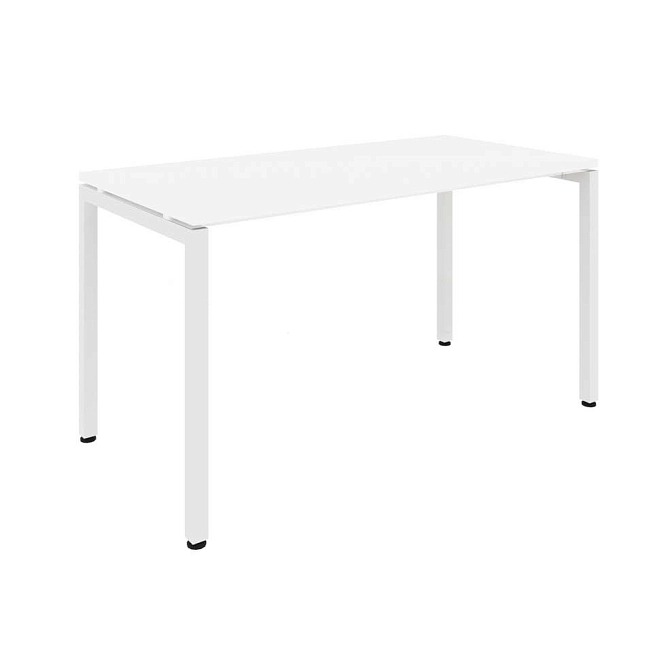 Стол офисный MULTI-OFFICE СТИЛ (Steel) 140х70х76 белый