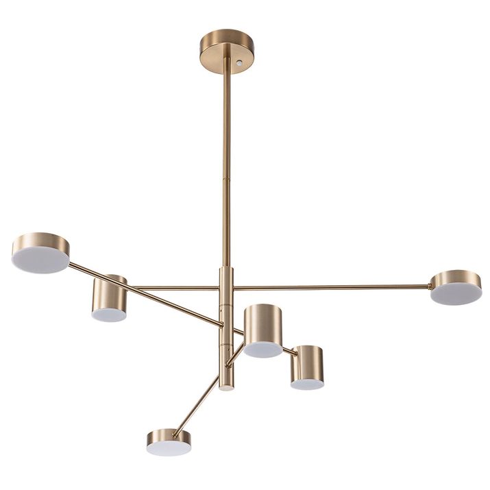 Люстра на штанге ARTE LAMP STANLEY A2476PL-40PB