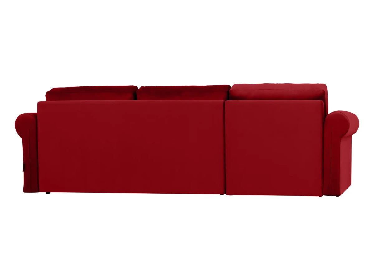 Диван-кровать с оттоманкой Peterhof П2 (валики) красный 341018