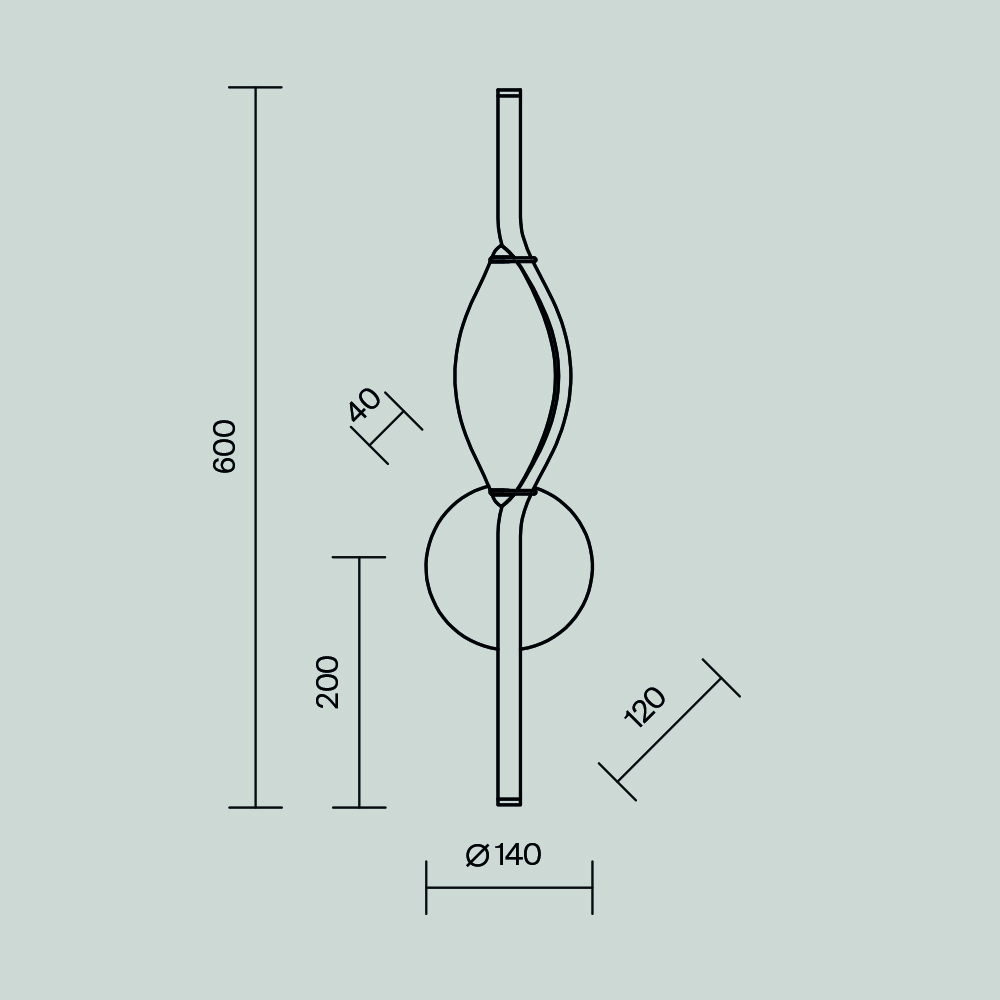 Бра Maytoni Foresight MOD347WL-L8BS3K