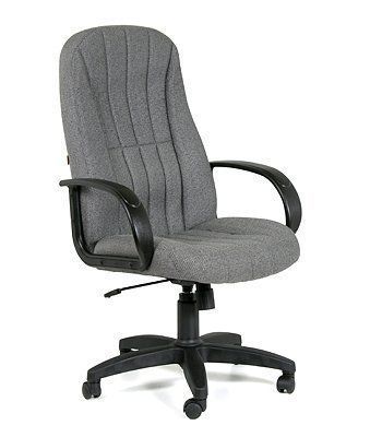 Кресло руководителя CHAIRMAN 685 ст с высокой спинкой и подлокотниками серый</div>