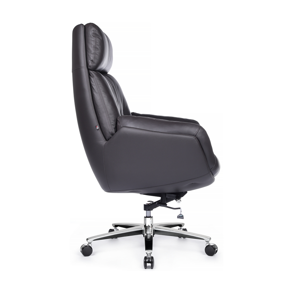 Кресло руководителя из натуральной кожи RIVA DESIGN Marco LS-262A коричневый