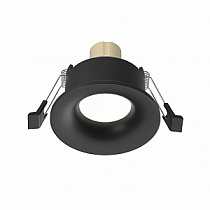 Точечный встраиваемый светильник Maytoni Slim DL027-GU10-B