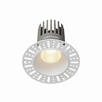 Точечный встраиваемый светильник Maytoni Dip / Дип DL121-15W-3K-TRS-W