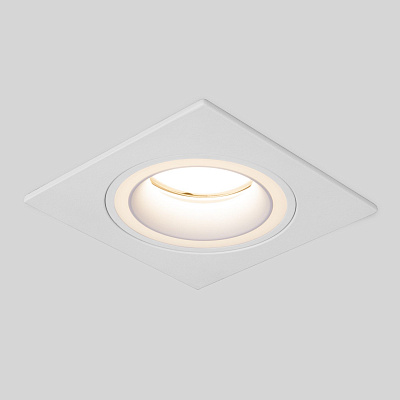 Точечный встраиваемый светильник Elektrostandard Glim S 1091/1 Белый