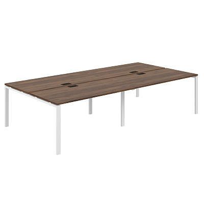 Рабочая станция Norden Сигма (м/к 60х30) 3200х1638х750 SG.259.DM.63.WH Дуб Модена / Белый