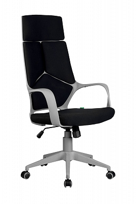 Кресло для персонала Riva Chair Iq Rv 8989 серый каркас / черный