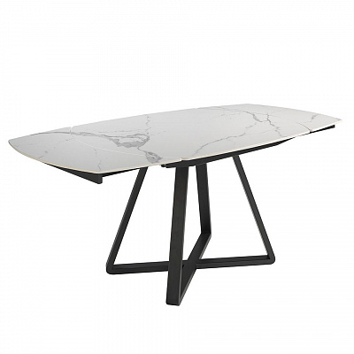 Обеденный стол Angel Cerda D2055BB /1096 из керамики и черной стали