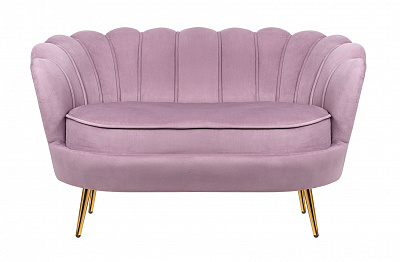 Дизайнерский двухместный диван Pearl Double Pink Розовый
