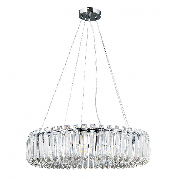 Подвесная люстра Arte Lamp MAYOTTE хром, прозрачный A1071SP-10CC