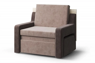 Кресло-кровать 3 в 1 Смарт-1 бежевый / коричневый /дуб сонома МЛК