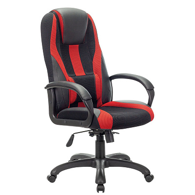 Геймерское кресло BRABIX PREMIUM Rapid GM-102 Черный красный 532107