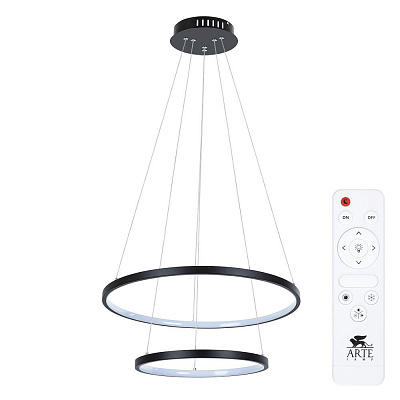 Светодиодная люстра Arte Lamp FRODO черный, белый A2197SP-2BK
