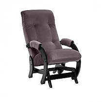 Кресло-качалка Модель 68 (Leset Футура) ткань V19 коричнево-красный / Венге