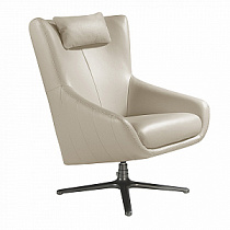 Поворотное кресло Angel Cerda 5090/A1001-M5652 с кожаной обивкой