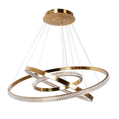 Светодиодная люстра Arte Lamp ORIONE коричневый, прозрачный A2182SP-160PB